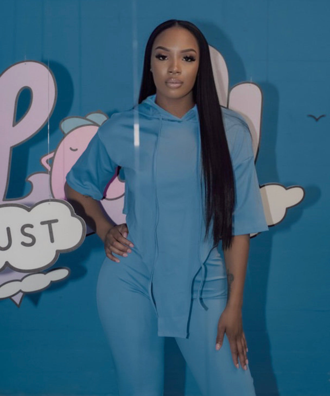 The baby blue set